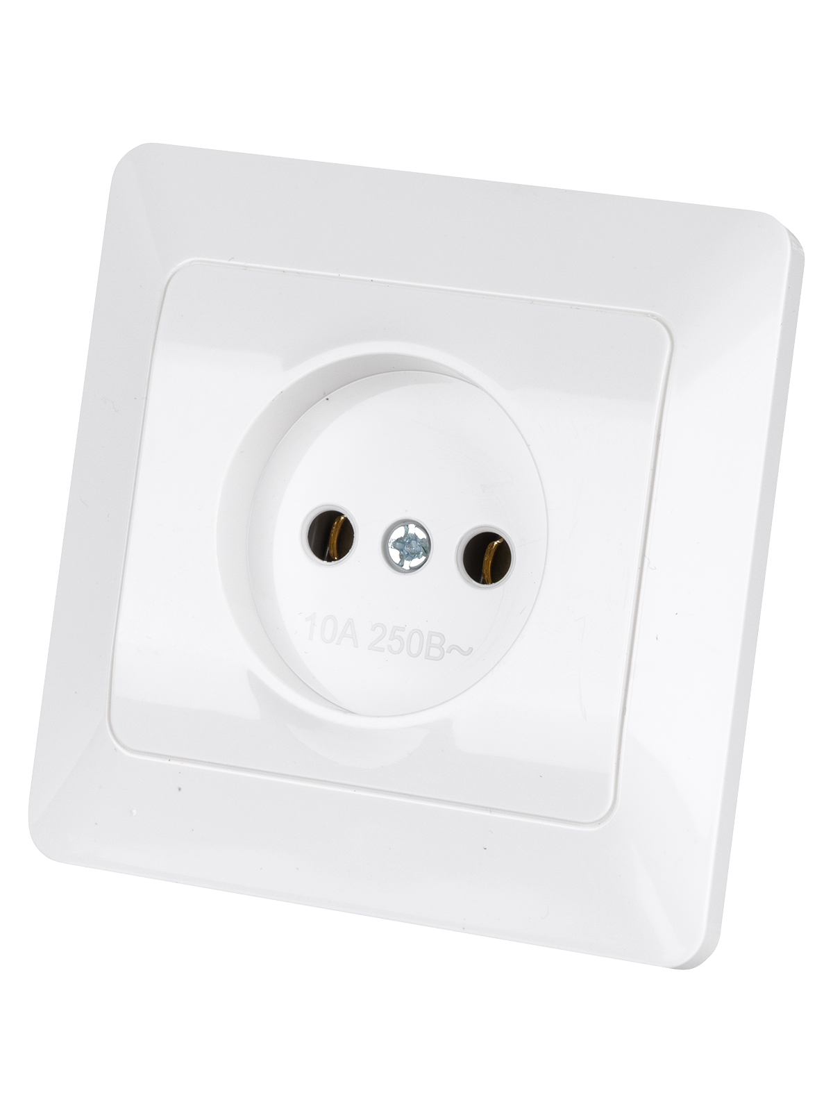Розетка TDM ELECTRIC Ильмень 2П 10А 250В белая