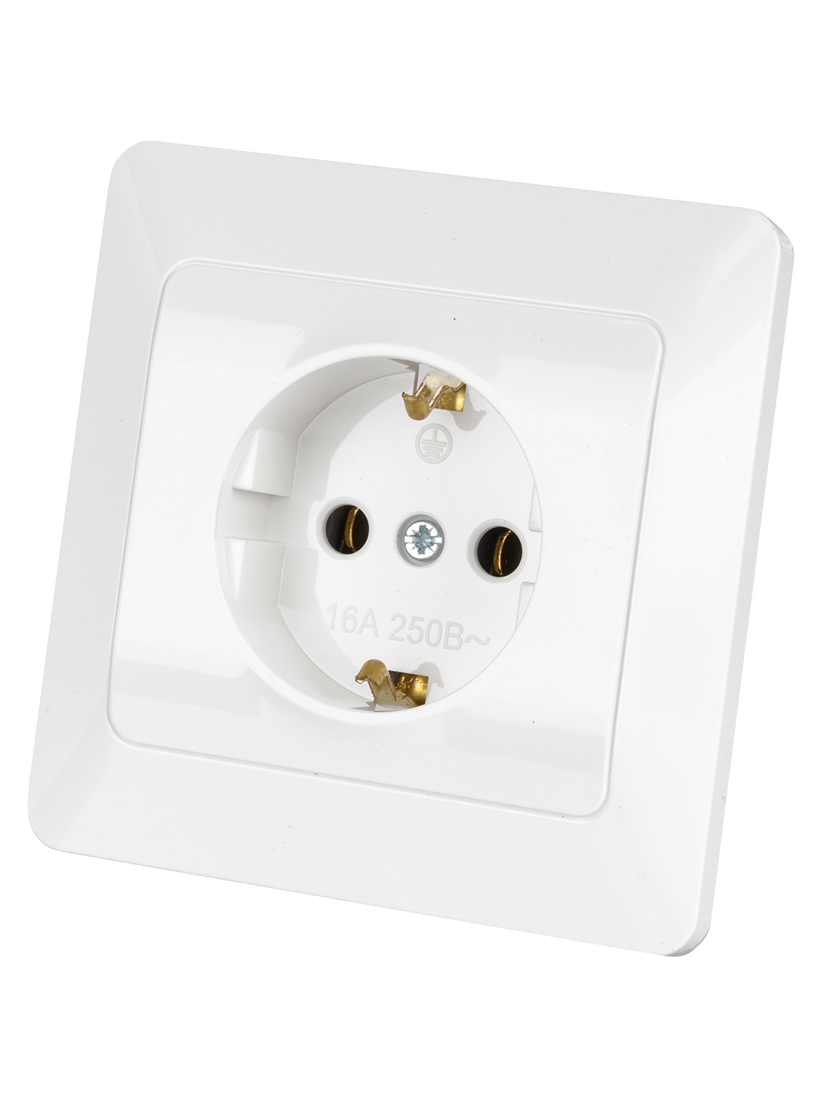 Розетка TDM ELECTRIC Ильмень 2П+З 16А 250В белая