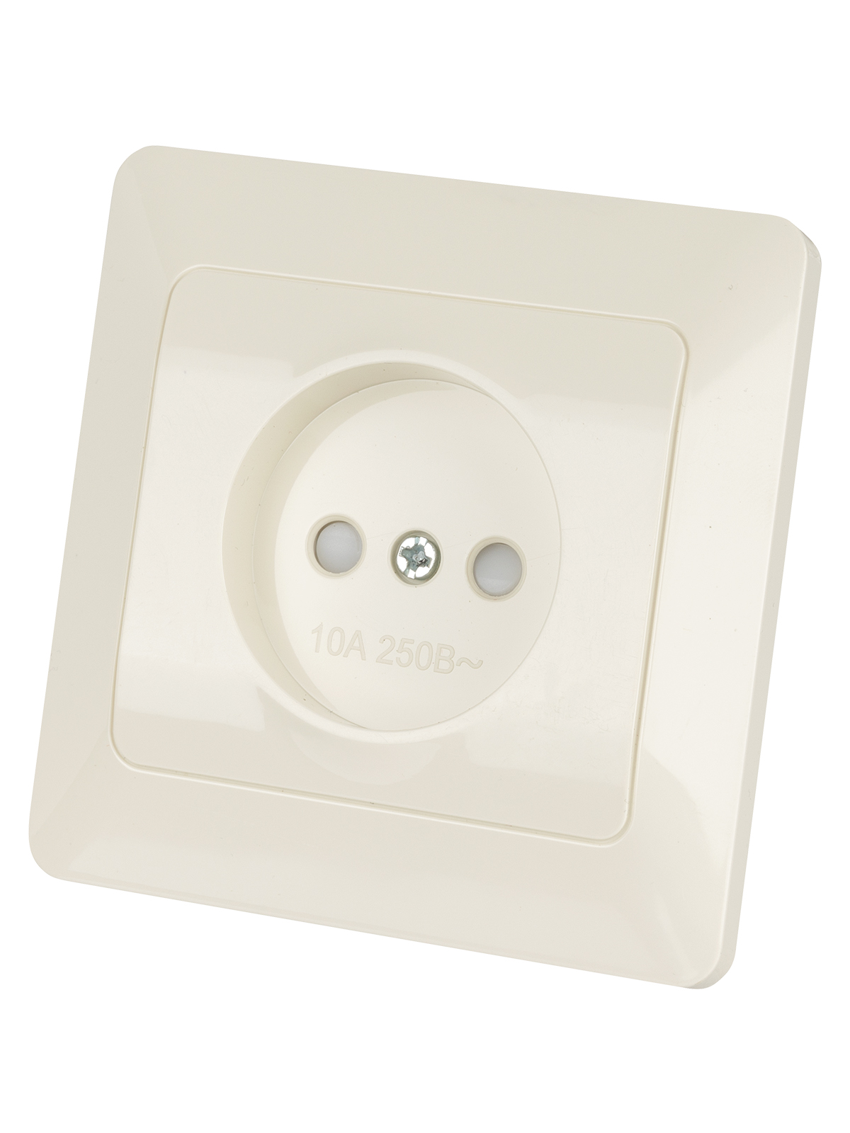 Розетка TDM ELECTRIC Ильмень 2П с защ. шт. 10А 250В сл. кость