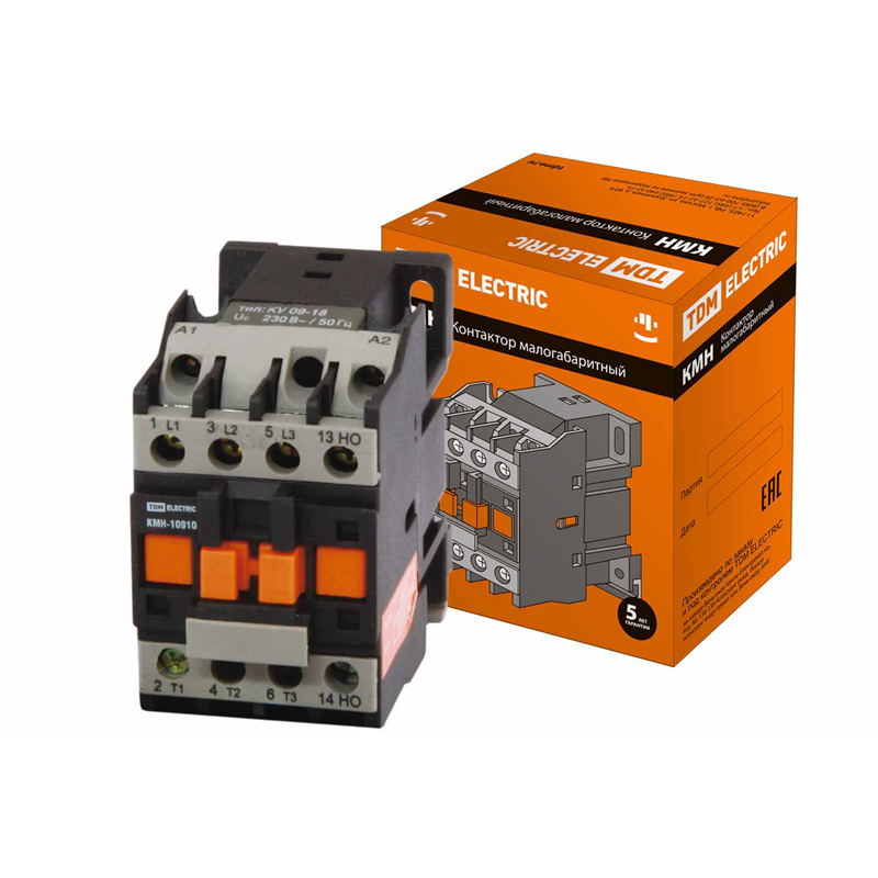 Контактор TDM ELECTRIC КМН-11810 18А 400В/АС3 1НО