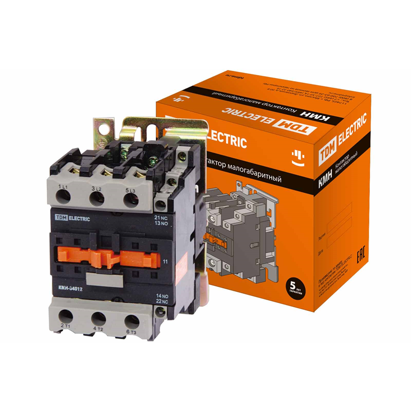 Контактор TDM ELECTRIC КМН-35012 50А 230В/АС3 1НО;1НЗ