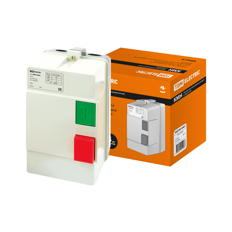 Контактор TDM ELECTRIC КМН23260 32А в оболочке Ue=220В/АС3 IP54