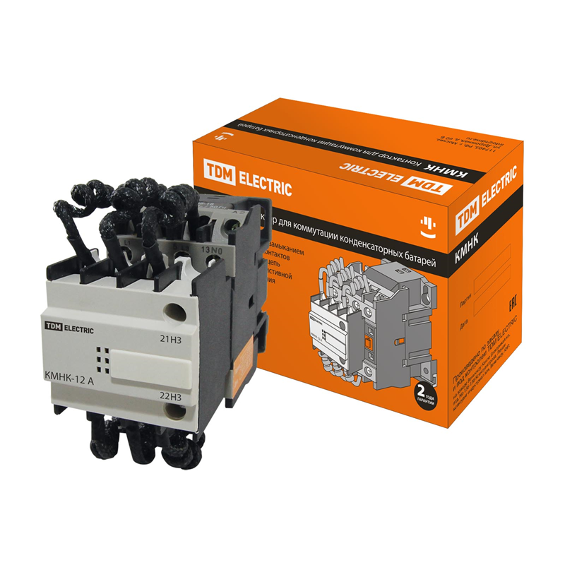 Контактор TDM ELECTRIC КМНК-20-230.Б  20кВАр 1НО;1НЗ