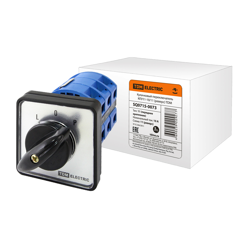 Кулачковый переключатель TDM ELECTRIC КПУ11-10/11 (реверс)