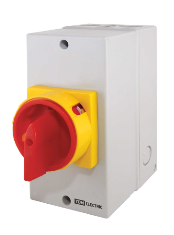 Кулачковый переключатель TDM КПУ38У-10 /2098 "откл-вкл" 3Р IP54