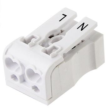 Клемма пружинная TDM ELECTRIC КСП2-L+N соединительная 16 A