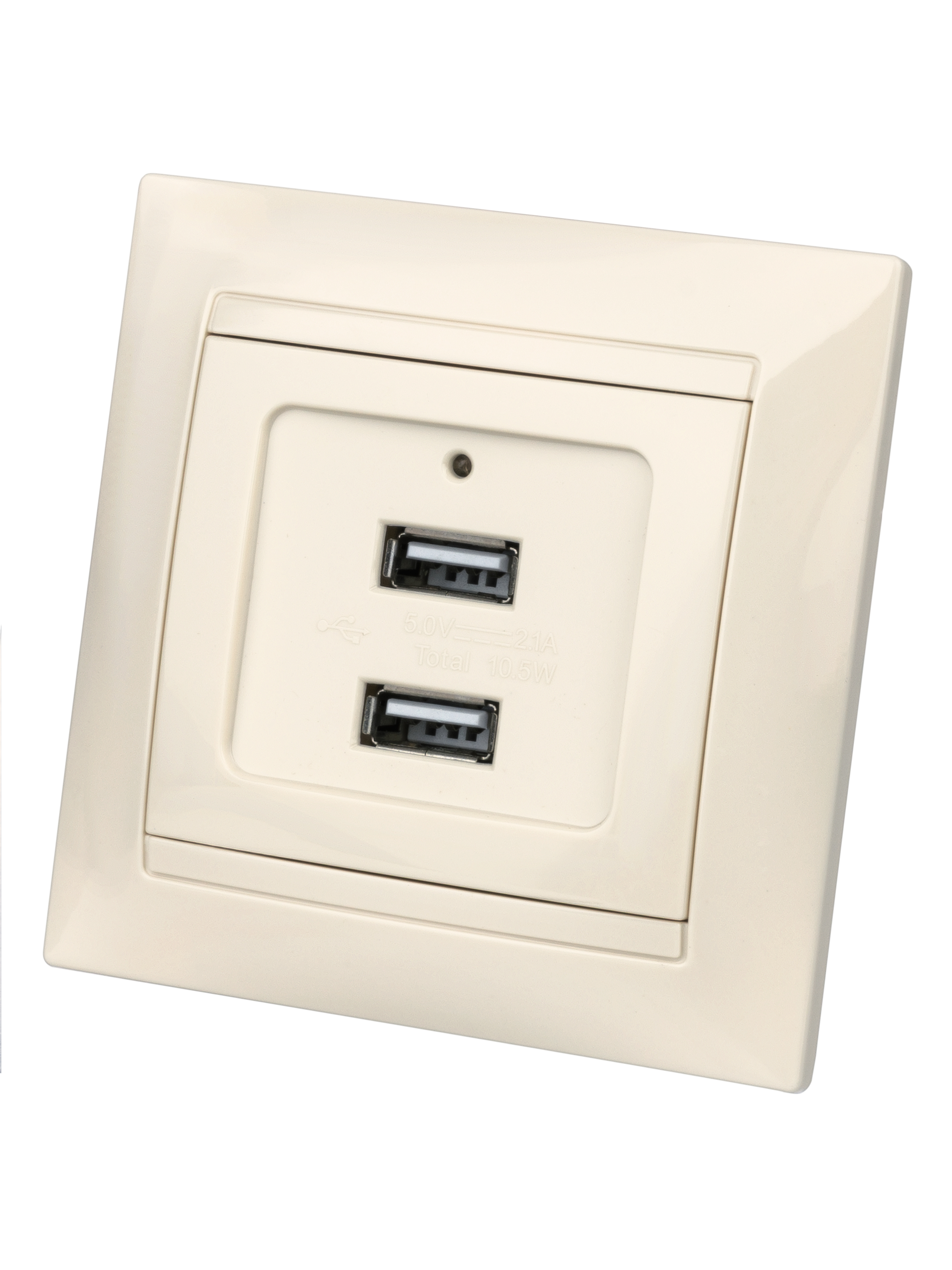 Розетка TDM ELECTRIC Лама 2USB порт 2,1А 5В сл. кость купить с доставкой по РФ