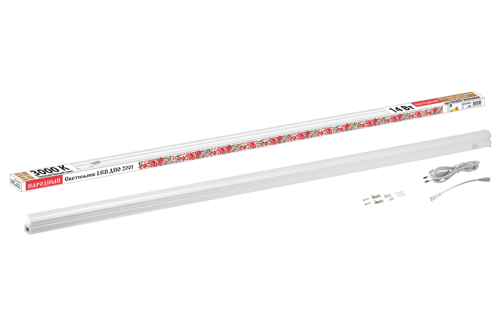 Светильник TDM ELECTRIC Народный LED ДПО 2001 14 Вт, 3000К, IP40