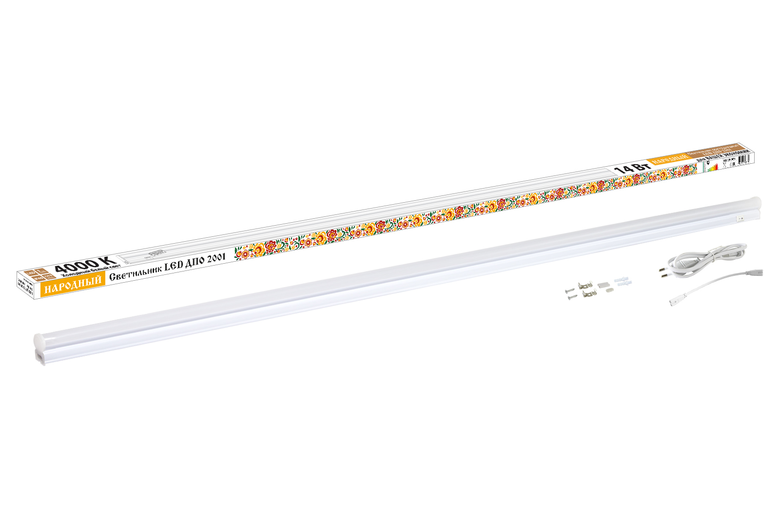 Светильник TDM ELECTRIC Народный LED ДПО 2001 14 Вт, 4000К, IP40