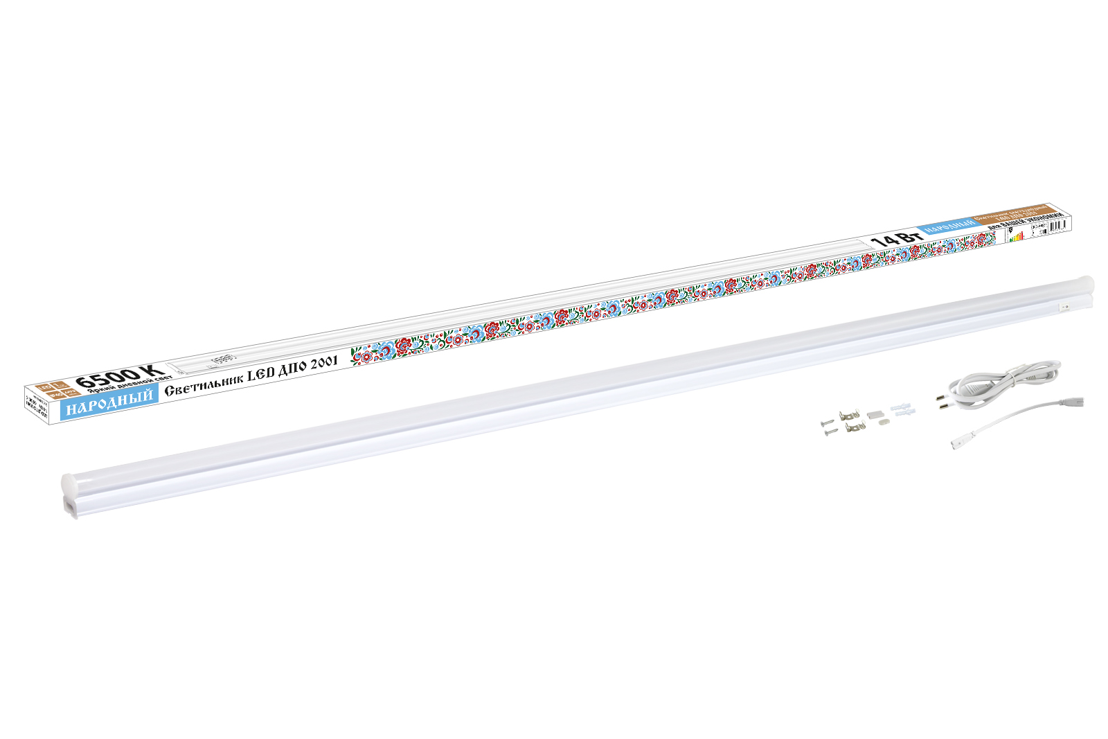Светильник TDM ELECTRIC Народный LED ДПО 2001 14 Вт, 6500К, IP40