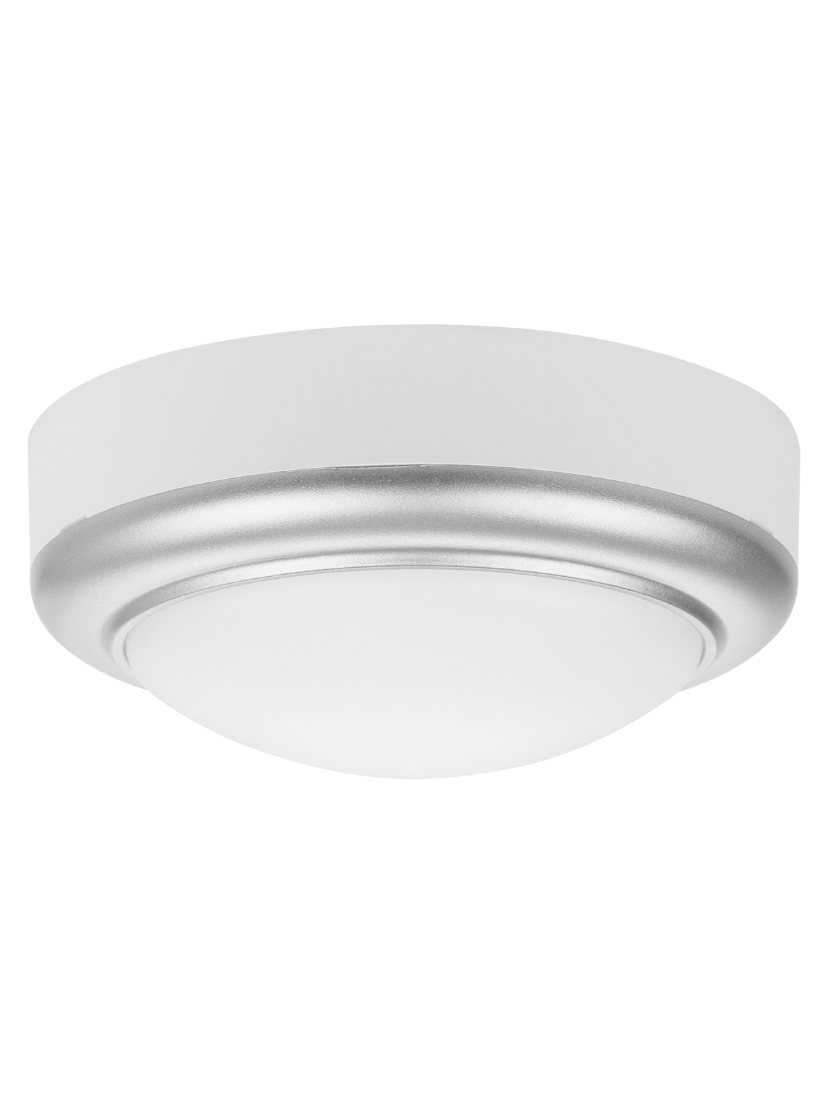 Светильник накладной TDM ELECTRIC LED ДПО "Антарес" 8Вт 6500К круг 140*58 мм мат.серебро IP54
