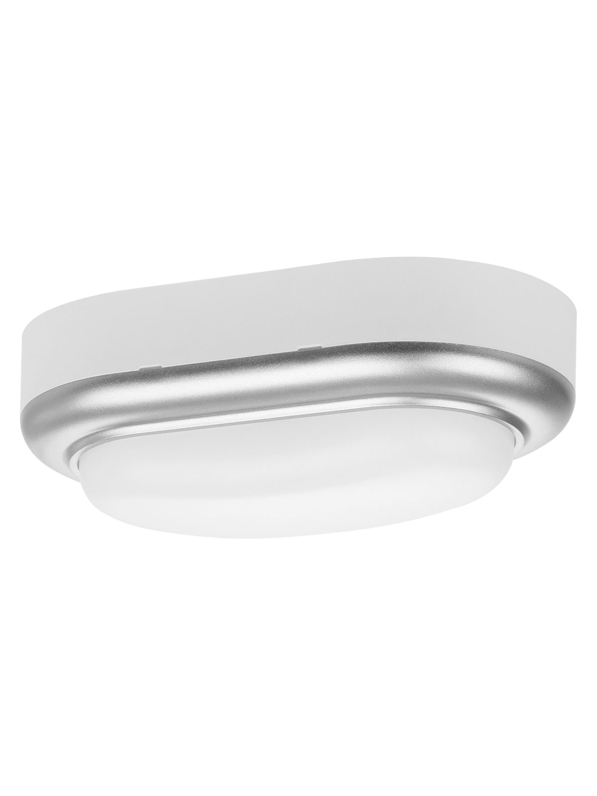 Светильник накладной TDM ELECTRIC LED ДПО "Антарес" 8Вт 6500К овал 168*100*58 мм мат.серебро IP54 купить с доставкой по РФ