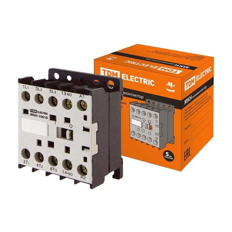 Миниконтактор TDM ELECTRIC МКН-11211 12А 230В 1НЗ