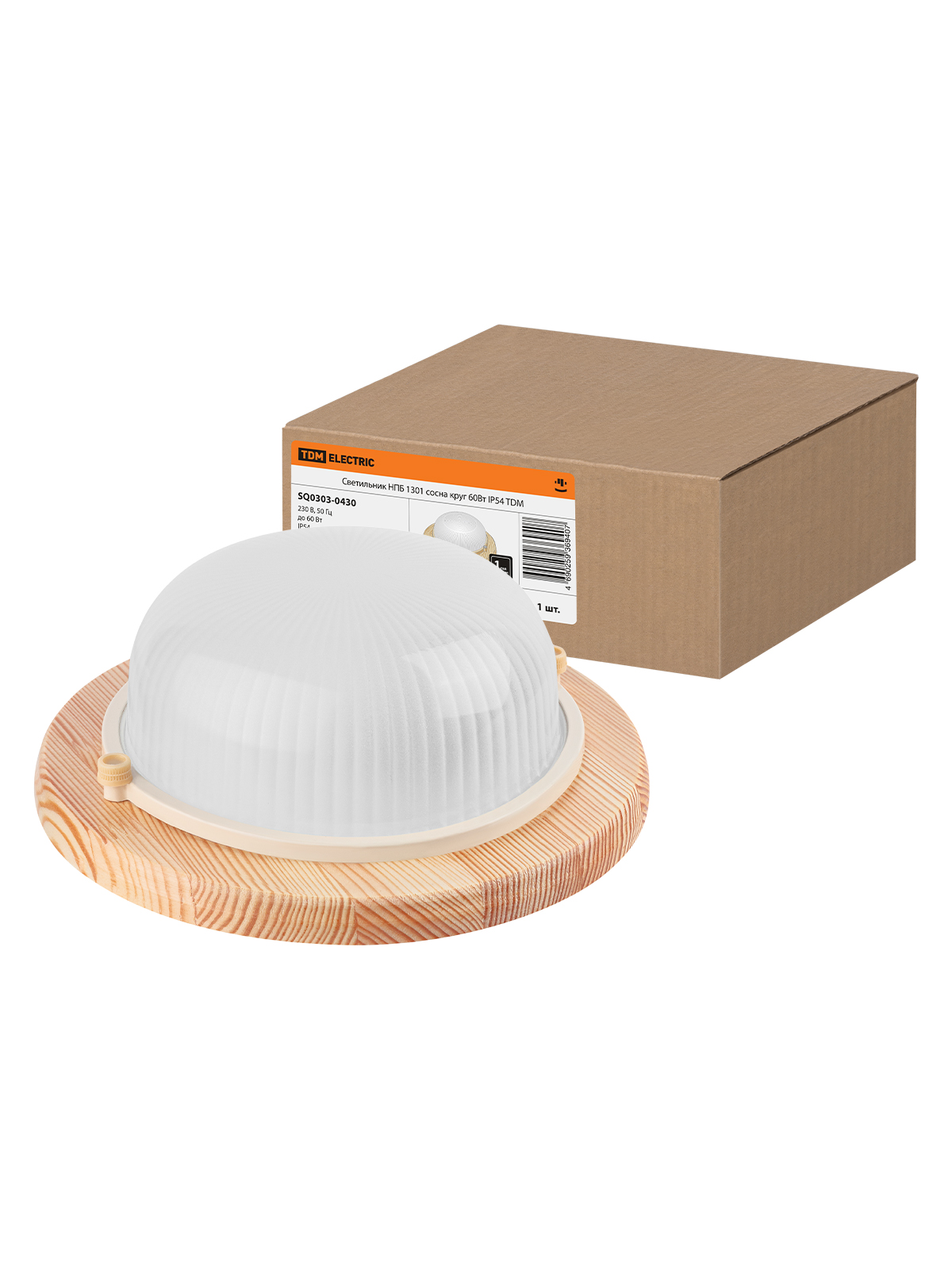 Светильник TDM ELECTRIC НПБ 1301 60Вт IP54 сосна