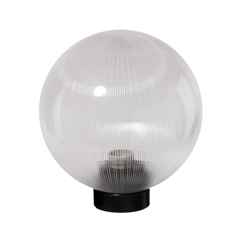 Светильник TDM ELECTRIC НТУ 03- 60-255 шар d=250 мм IP54 (прозрачный призма ПММА, основание плоское ПК, Е27)
