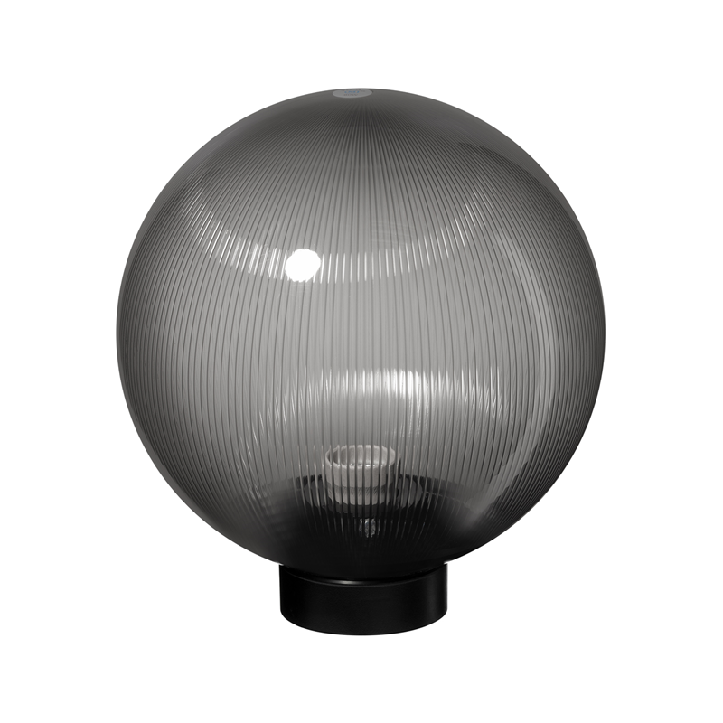 Светильник TDM ELECTRIC НТУ 03- 60-256 шар d=250 мм IP54 (дымчатый призма ПММА, основание плоское ПК, Е27) купить с доставкой по РФ