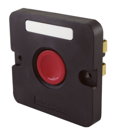 Пост кнопочный TDM ПКЕ 112-1 У3, красная кнопка, IP40