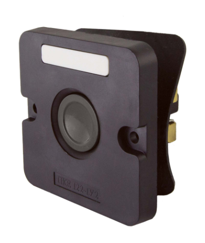 Пост кнопочный TDM ПКЕ 122-1 У2, черная кнопка, IP54