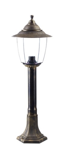 Светильник TDM ELECTRIC Прага Эл-11-73-075Б 60 Вт Е27 напольный на стойке h-0.75 м бронза, прозрачный плафон
