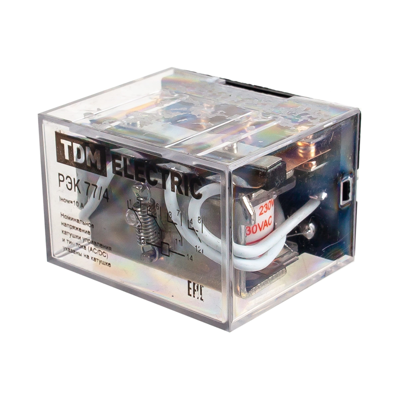 Реле TDM ELECTRIC РЭК77/4 10А 230В АC
