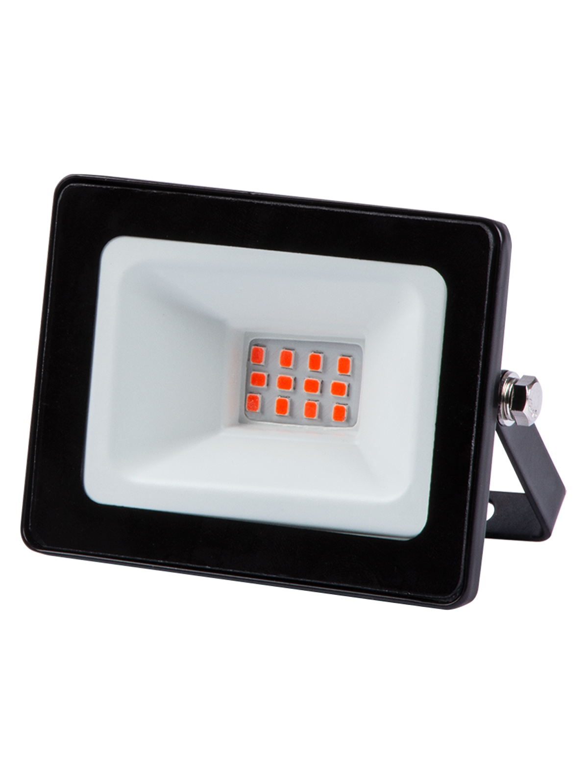 Прожектор светодиодный TDM ELECTRIC СДО-04-010Н-К красный 10 Вт IP65 черный Народный заказать со складов по всей России