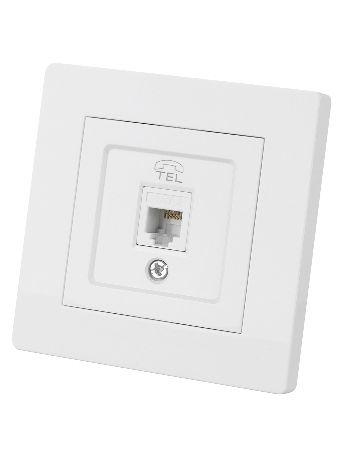 Розетка TDM ELECTRIC Сенеж телефонная RJ11 белая