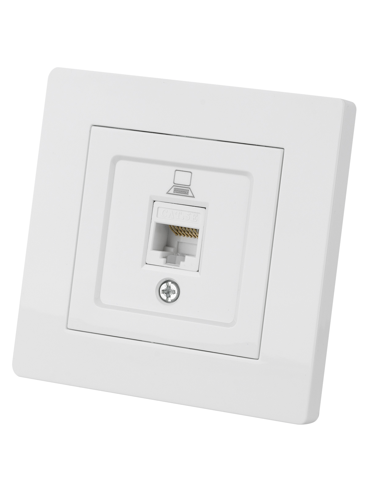 Розетка TDM ELECTRIC Сенеж компьютерная RJ45 белая
