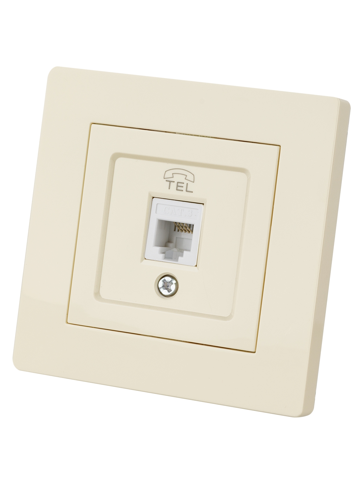 Розетка TDM ELECTRIC Сенеж телефонная RJ11 сл. кость