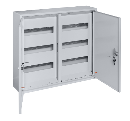 Корпус металлический TDM ЩРН-72 (540х600х120) 2-х дверный