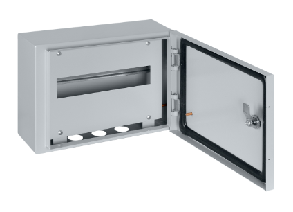 Корпус металлический TDM ЩРН-12 (240х330х120) IP54 Народный эконом