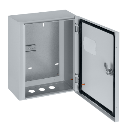 Корпус металлический TDM ЩУ-3ф/1-0 (1 дверь) (395х310х150) IP54 Народный эконом