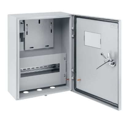 Корпус металлический TDM ЩУ-1ф/1-0-12 IP66 (ЩУРН-1/12 IP66) (395х310х165)