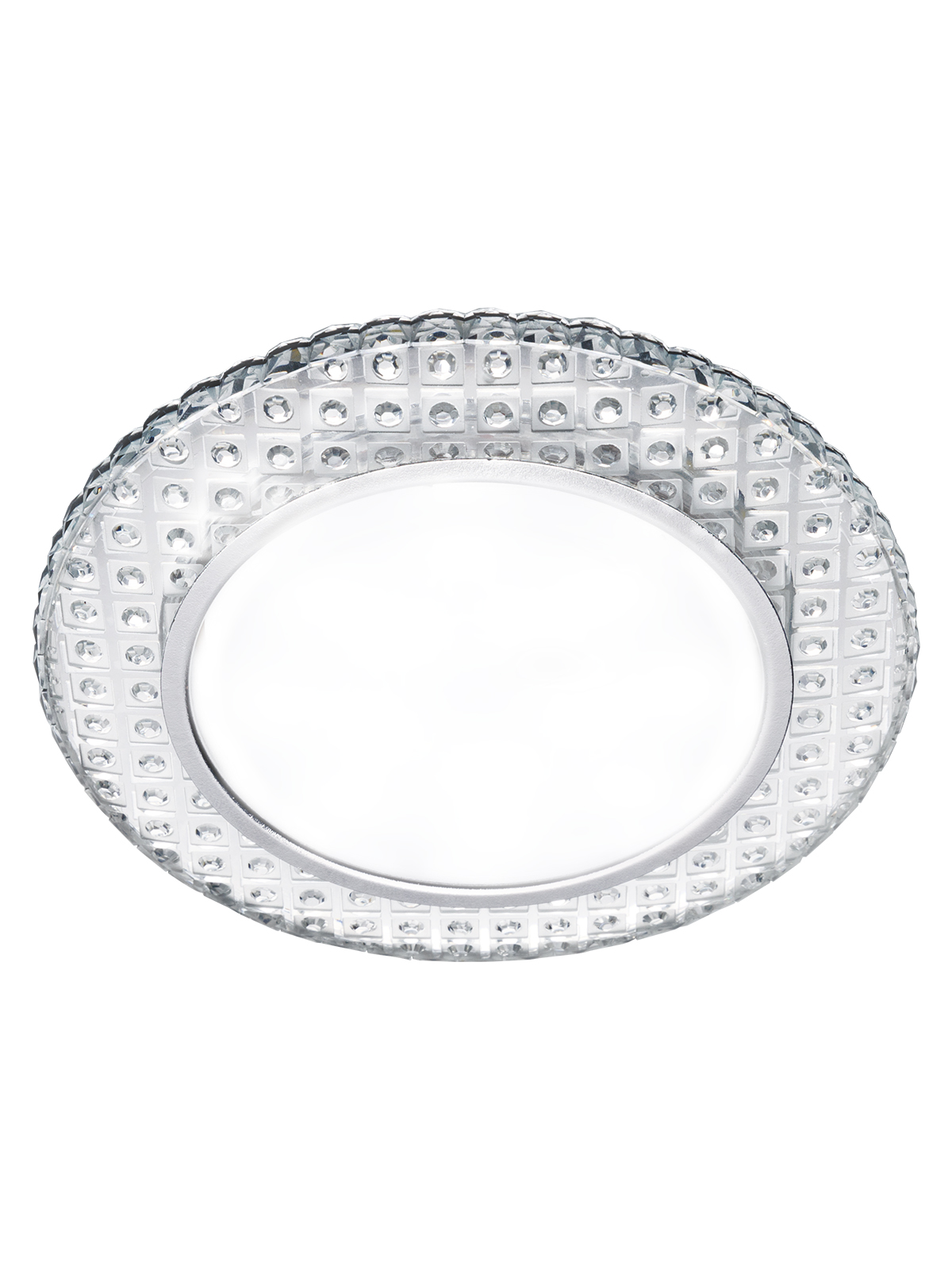 Светильник встраиваемый TDM ELECTRIC СВ 03-17 GX53 230В LED подсветка 5 Вт зеркальный/хром