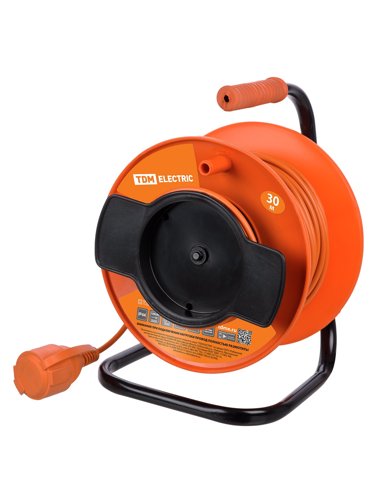 Удлинитель силовой TDM ELECTRIC УК10-001 TDM (штепс. гнездо/40м ПВС 2х1,0)