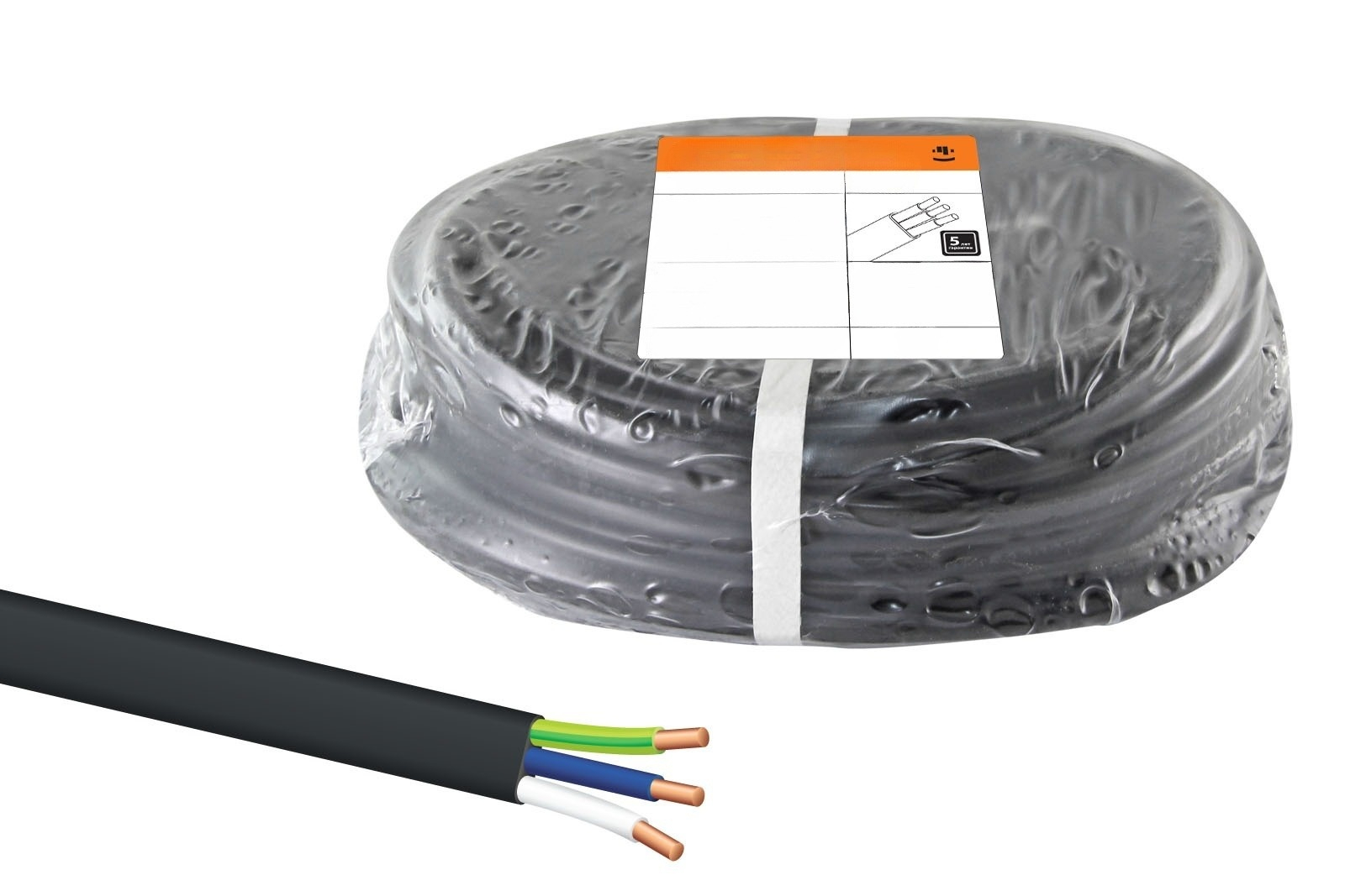 Провод ВВГмб-П нг(А)-LS 3х6 220/380 (100м) Народный купить с доставкой по РФ
