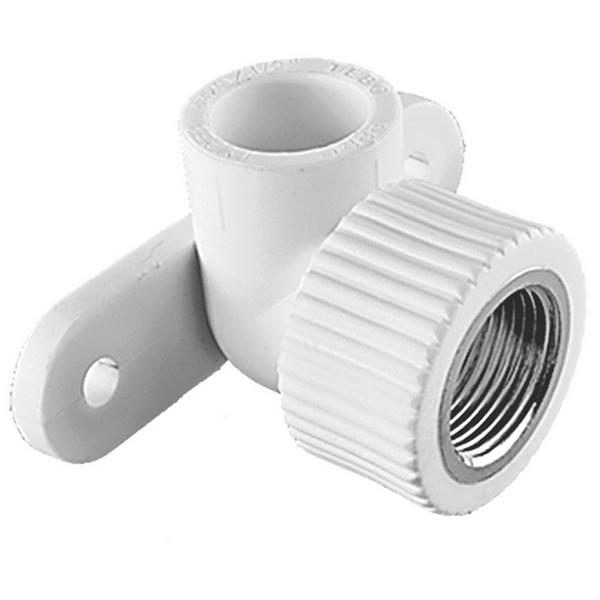 Угольник TEBO бел. PP-R комб. 25х1/2" ВР с креплен. (10/100), арт. 030030804