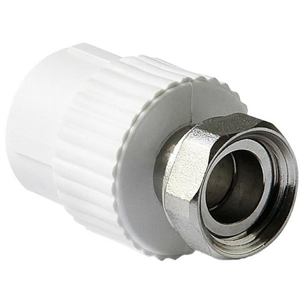Муфта TEBO сер. PP-R с накидной гайкой 25х3/4" (40/160), арт. 031021706