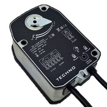 Привод противопожарный Techno SF- 2.5DF/230V купить с доставкой по РФ