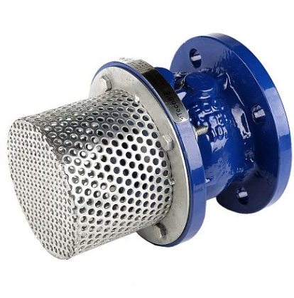 Клапан обратный Tecofi осевой донный фланцевый корпус латунь, диск чугун, PN16 купить с доставкой по РФ