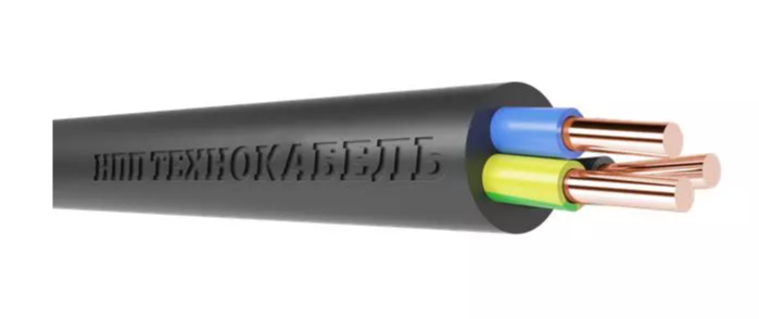 Кабель ВВГнг(А)-LSLTx 3х1.5 ОК 0.66кВ (м) (N PE)