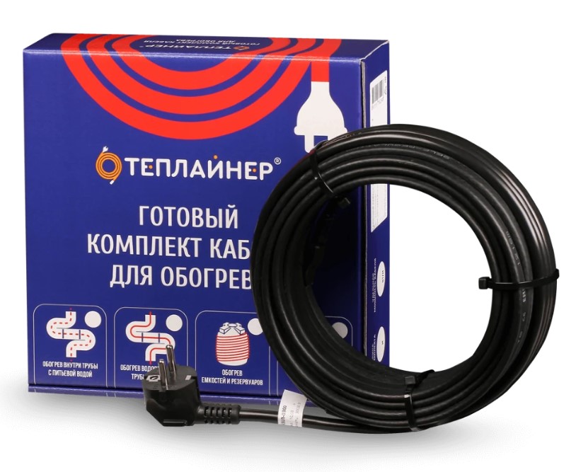Греющий кабель ТЕПЛАЙНЕР КСК-30, 390 Вт, 13 м