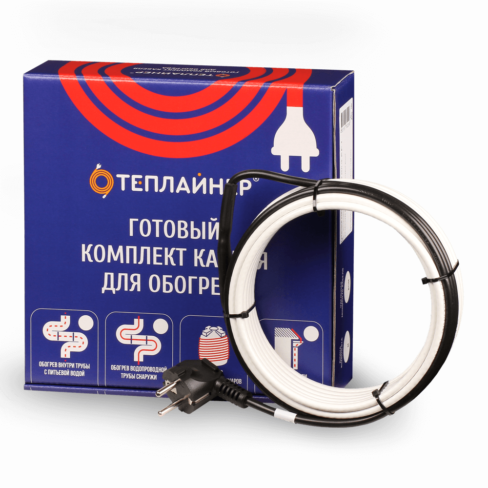 Греющий кабель ТЕПЛАЙНЕР PRAKTIK КСВ-15, 600 Вт, 40 м