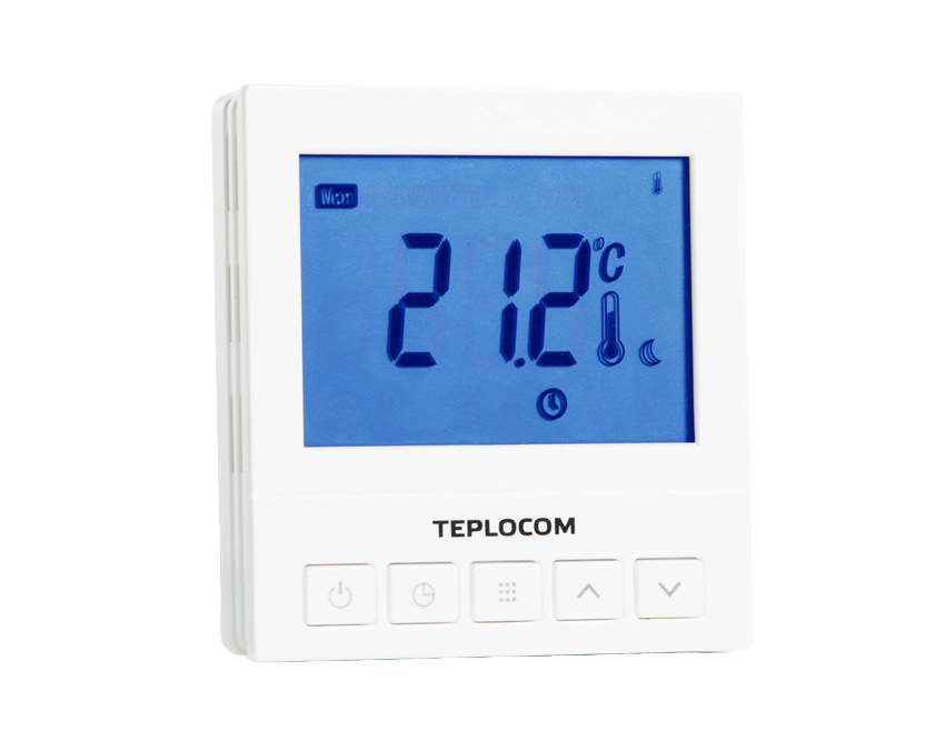 Термостат комнатный TEPLOCOM TS-Prog-220/3A