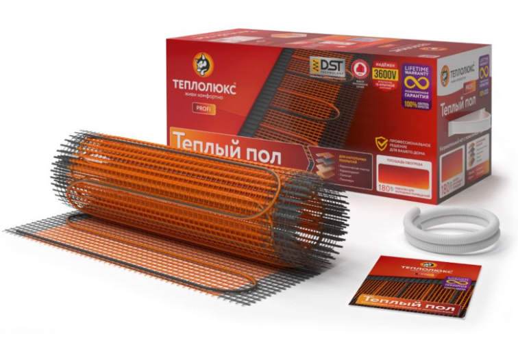 Комплект теплого пола Теплолюкс ProfiMat 1800 Вт/10