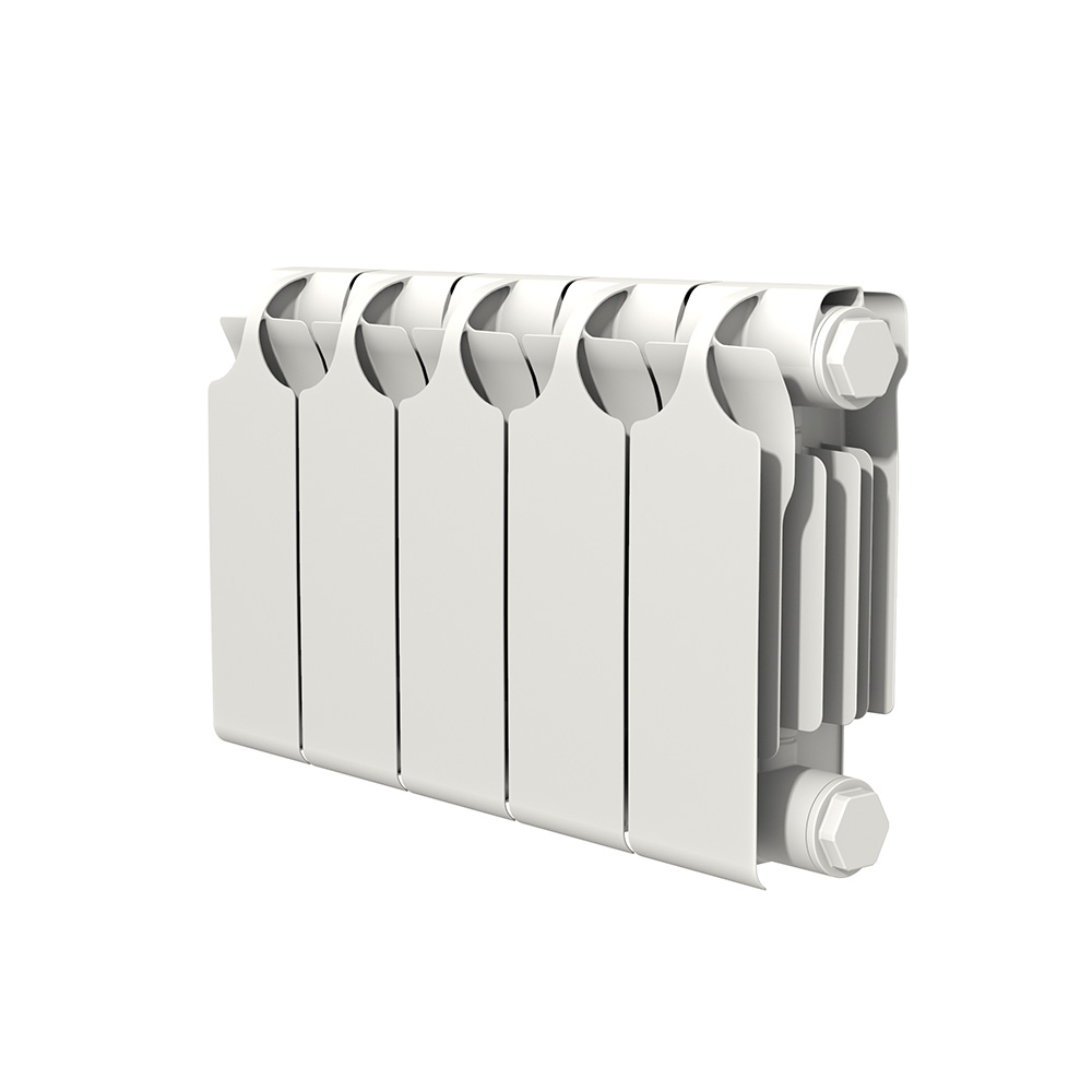 Радиатор Теплоприбор отопления биметаллический БР1-200/05, с межосевым расстоянием 200мм, 5 секций боковое купить с доставкой по РФ