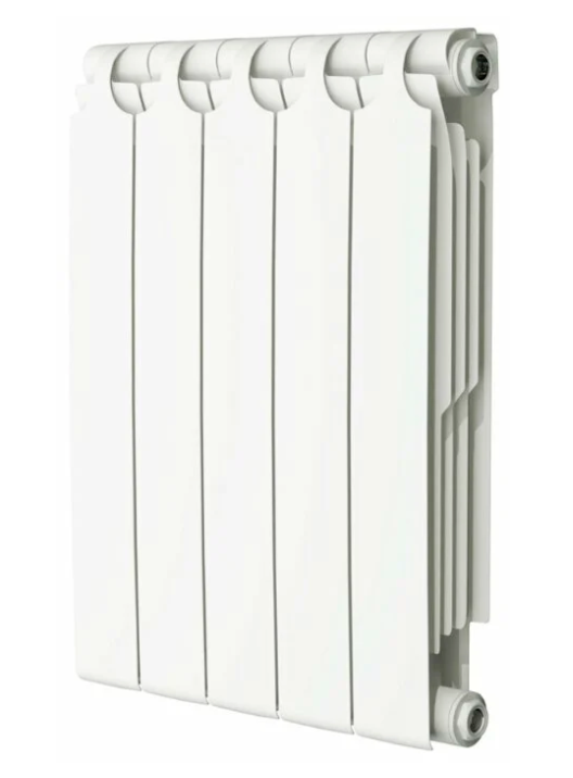 Радиатор отопления Теплоприбор БР1-350/05 НПЛ биметаллический, с межосевым расстоянием 350мм, 5 секции, нижнее подключение слева купить с доставкой по РФ