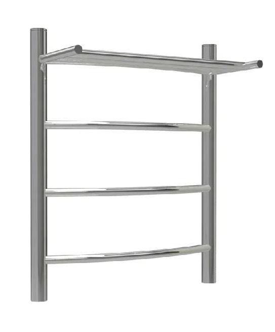 Водяной полотенцесушитель ТЕРМОДИЗАЙН RP (лесенка с полкой) W=500, H=600 (3 перекладин) 1/2"в.р. купить с доставкой по РФ