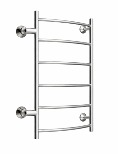 Водяной полотенцесушитель ТЕРМОДИЗАЙН П/с нерж.RS (лесенка) W=500, H=1000 (7 перекладин) 1"н.р.универс боковое подключ. S=500 купить с доставкой по РФ