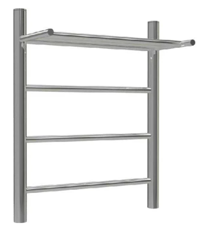 Полотенцесушитель ТЕРМОДИЗАЙН нерж. TP (лесенка с полкой) W=500, H=600 (3 перекладин) 1/2"в.р. купить с доставкой по РФ