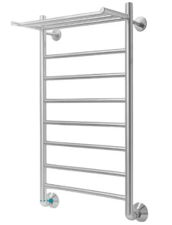 Полотенцесушитель ТЕРМОДИЗАЙН нерж. TP (лесенка с полкой) W=500, H=1200 (7 перекладин) 1/2"в.р. купить с доставкой по РФ